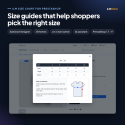 ILM Size Chart: size guide popup on a product page